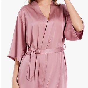 7 Pink Satin Robes - perfect for bridesmaids